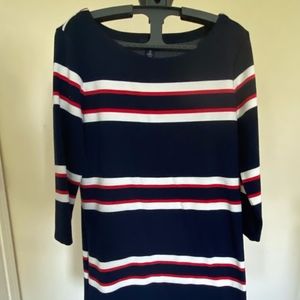 GAP Striped A-Line Dress